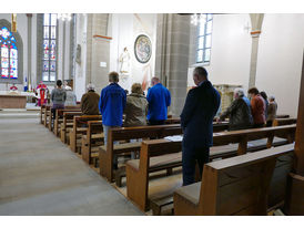 Bonifatiusandacht mit Weihbischof Prof. Dr. Karlheinz Diez in St. Crescentius (Foto: Karl-Franz Thiede)